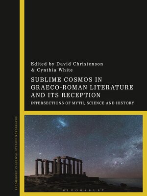 cover image of Sublime Cosmos in Graeco-Roman Literature and its Reception